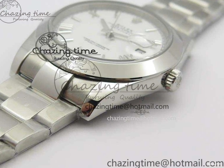 1:1 DateJust SS White Bracelet Dial Edition 41mm On Noob SS Best Roman 126300 A3235 0425